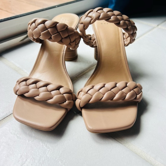 a new day Braided Tan Block Heels - Picture 2 of 5